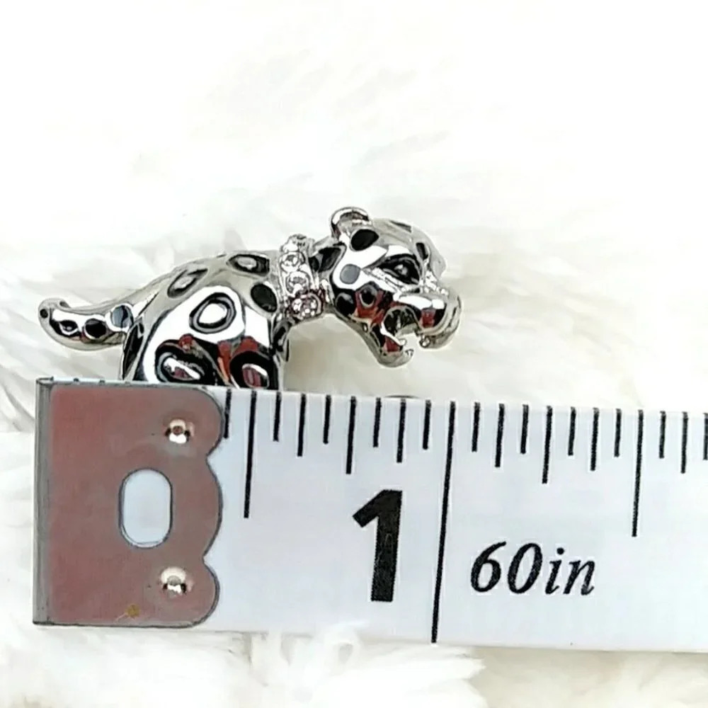 Jaguar Cat Ring Stainless Steel Hypoallergenic Women's Ring - Picture 6 of 9